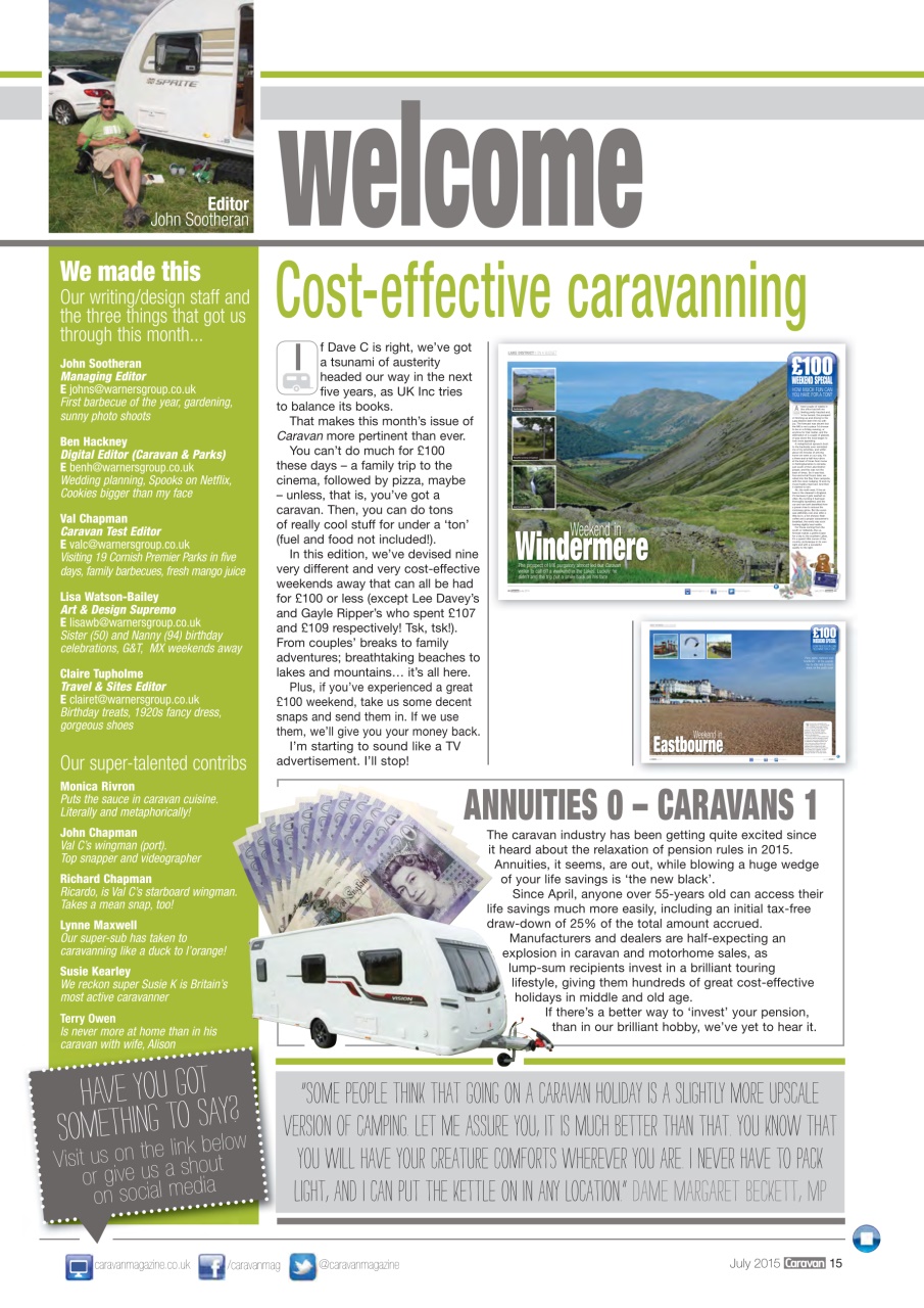 Caravan Magazine Preview Pages