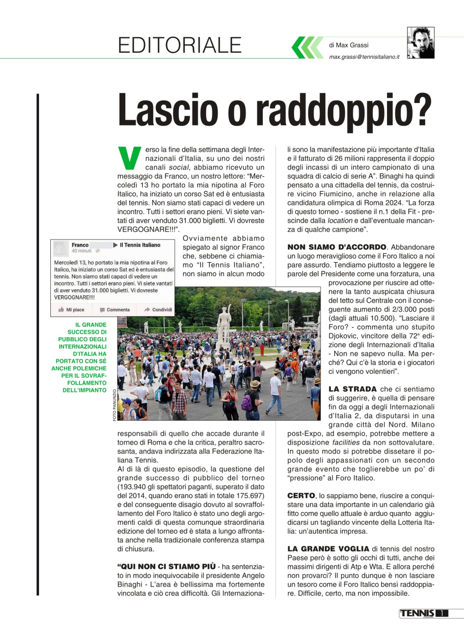 Il Tennis Italiano Preview Pages