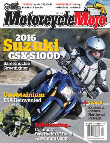 Motorcycle Mojo issue July 2015