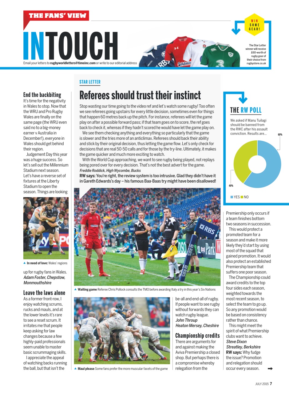 Rugby World Preview Pages