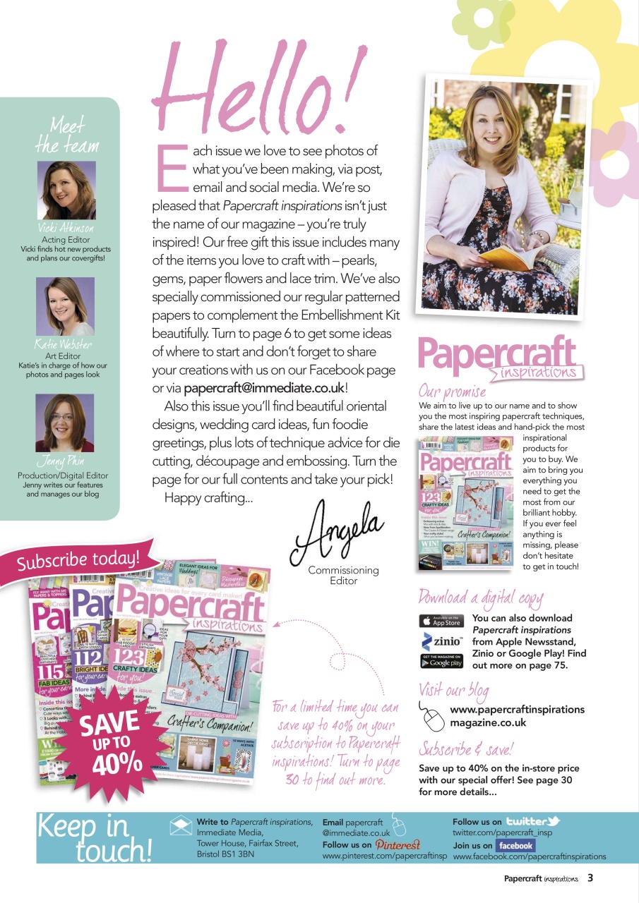 Papercraft Inspirations Preview Pages