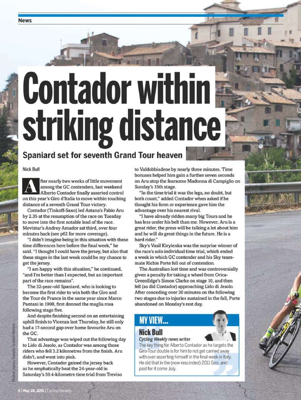 Cycling Weekly Preview Pages
