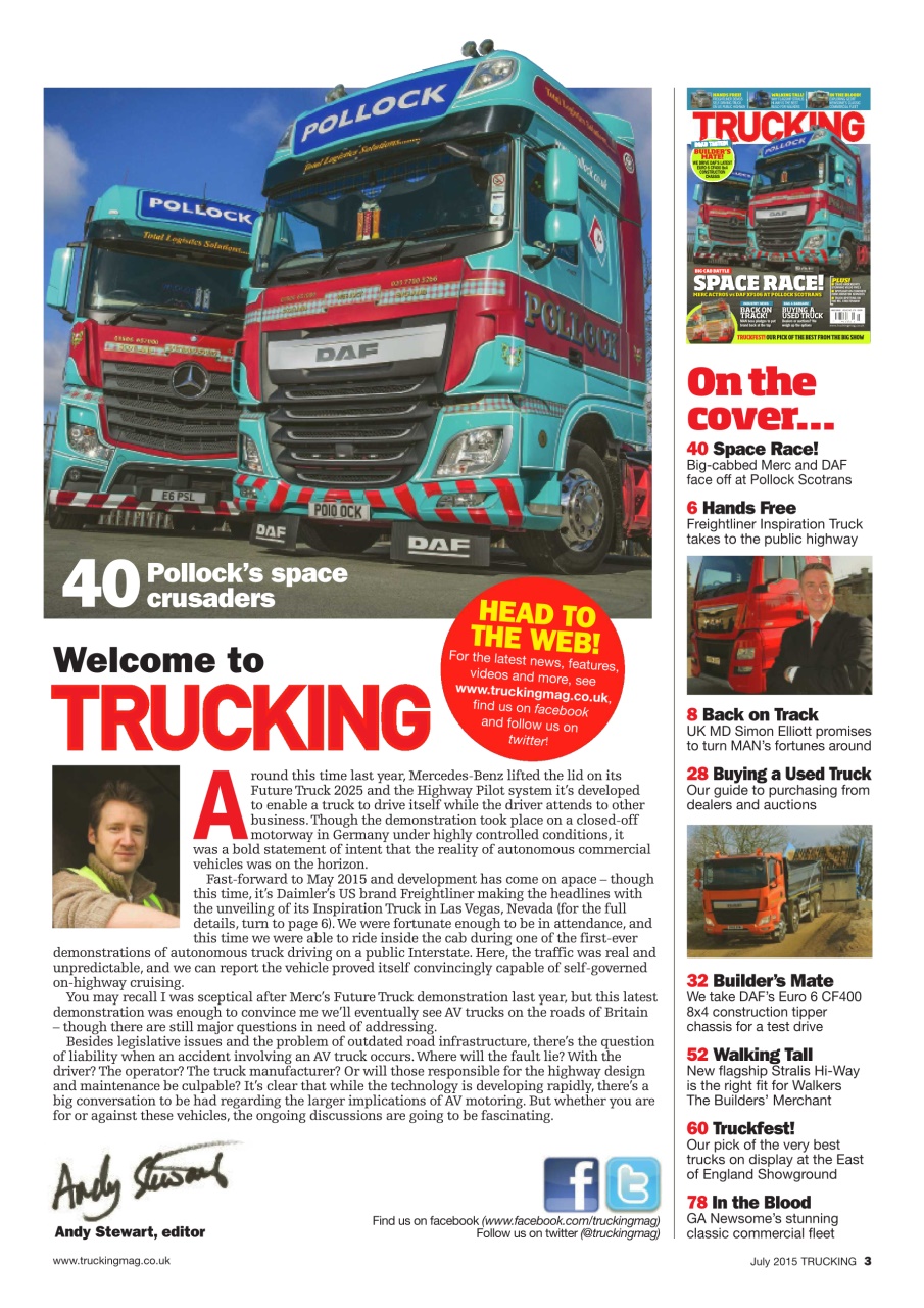 Trucking Magazine Preview Pages
