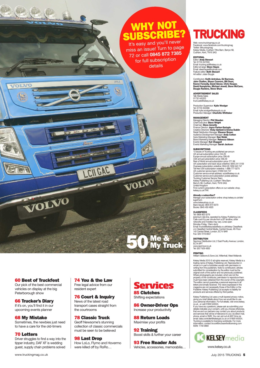 Trucking Magazine Preview Pages