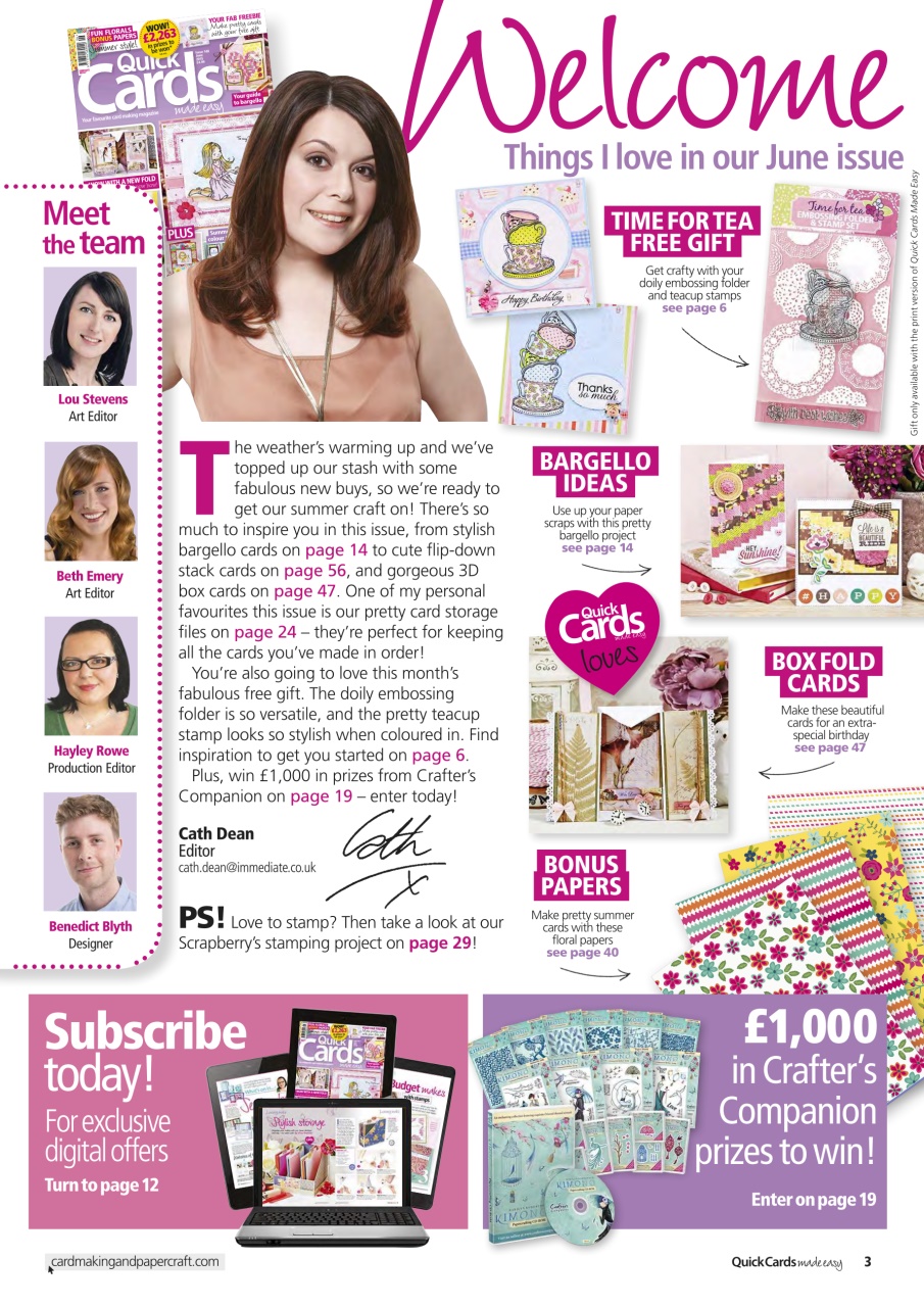 Quick Cards Made Easy Preview Pages