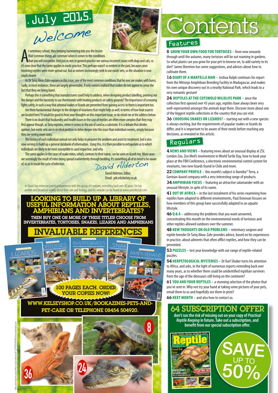 Practical Reptile Keeping Preview Pages
