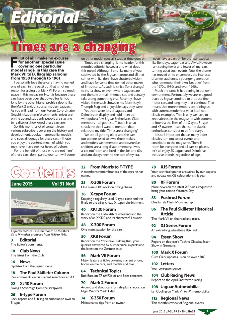 Jaguar Enthusiast Preview Pages