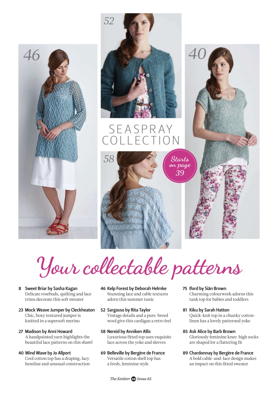 The Knitter Preview Pages