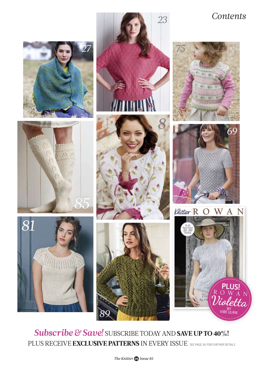 The Knitter Preview Pages