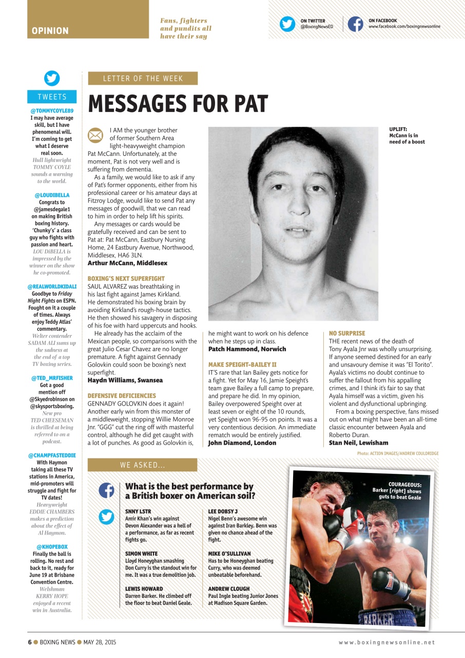 Boxing News Preview Pages