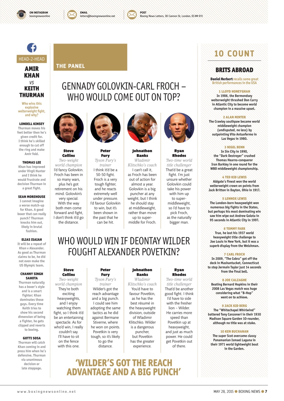 Boxing News Preview Pages