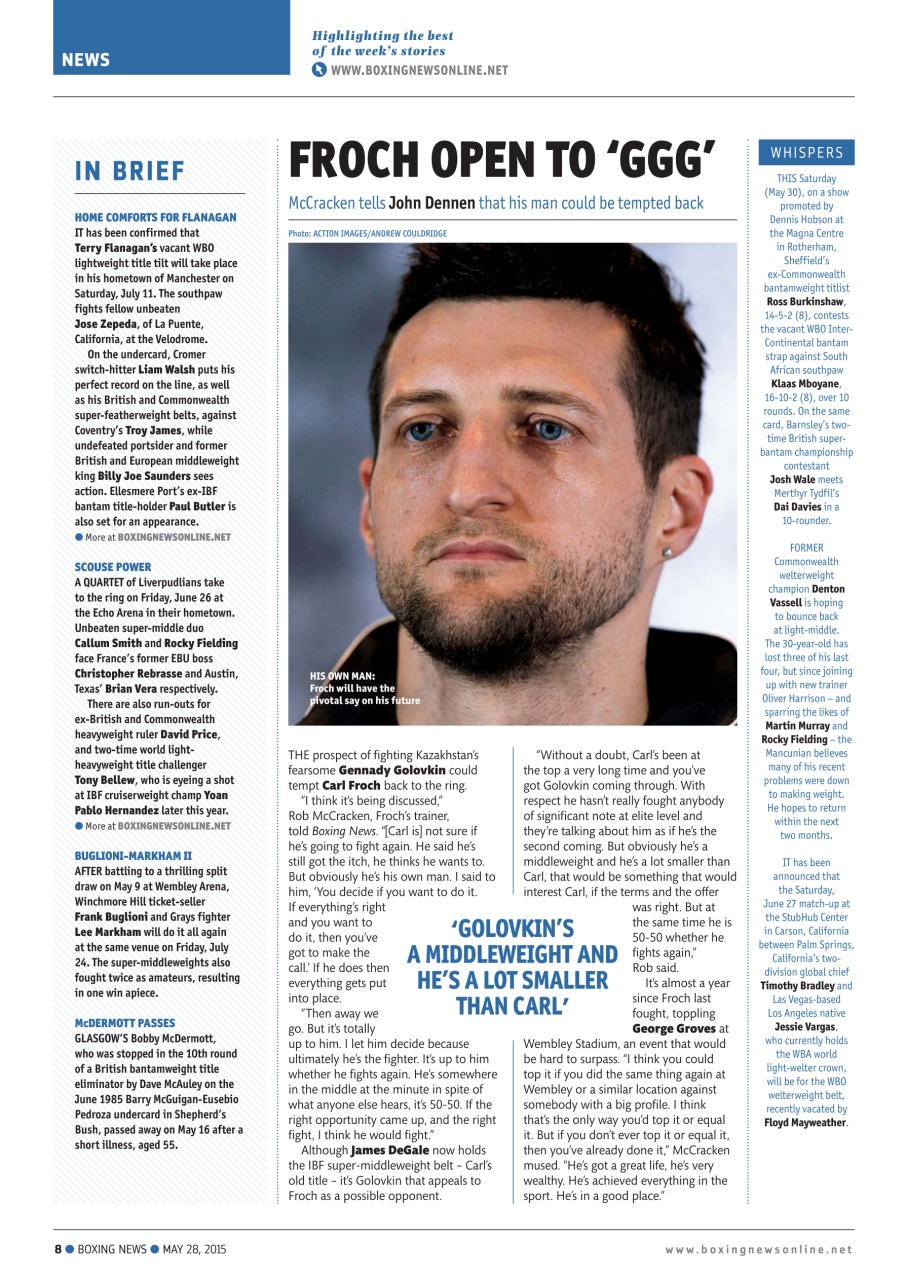 Boxing News Preview Pages