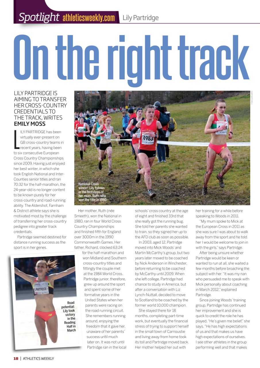 AW – Athletics Weekly Magazine Preview Pages
