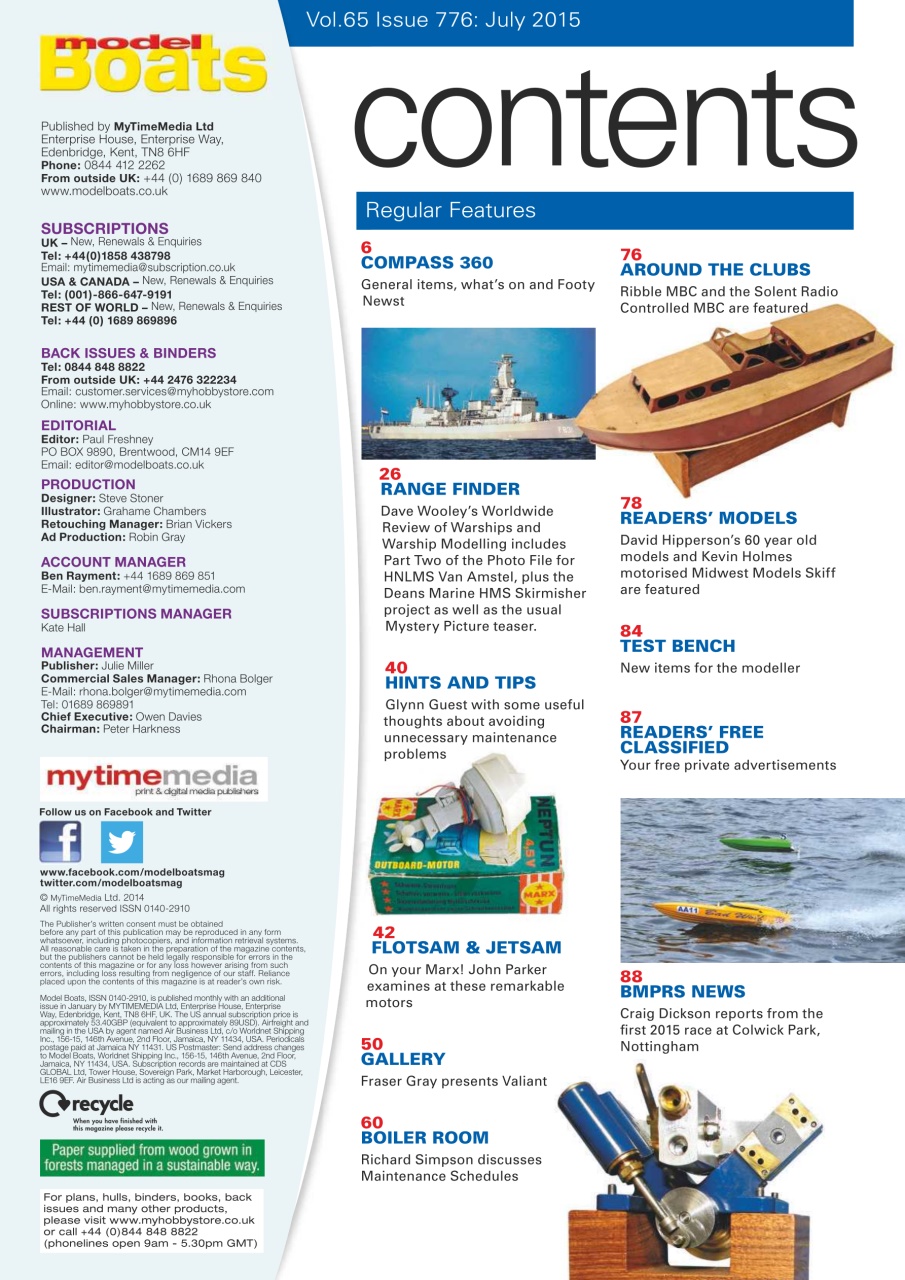 Model Boats Preview Pages