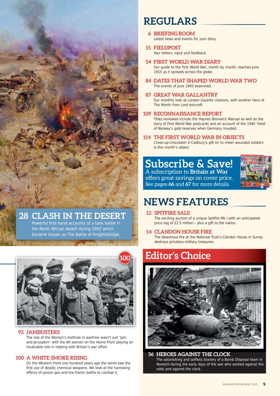 Britain at War Magazine Preview Pages