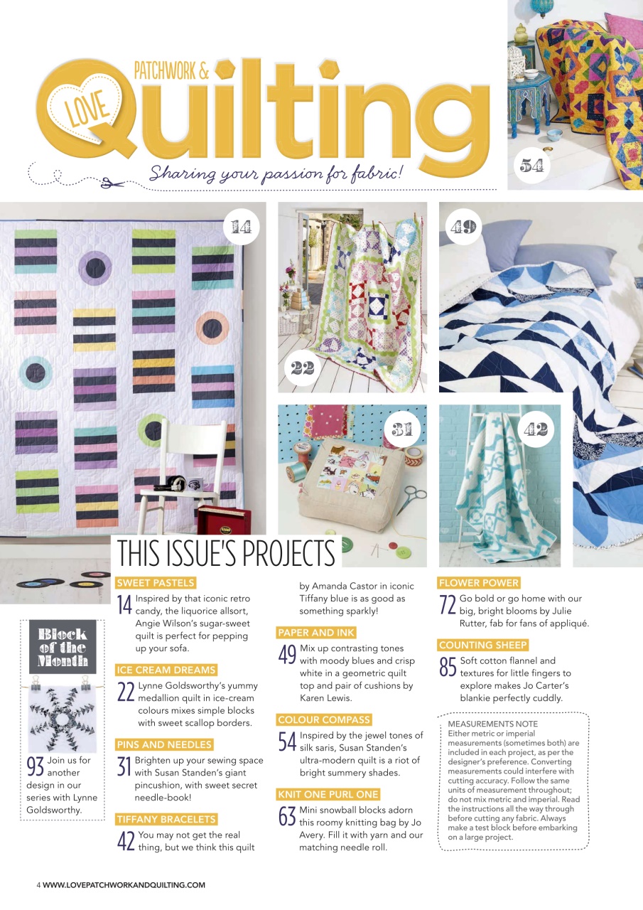 Love Patchwork & Quilting Preview Pages