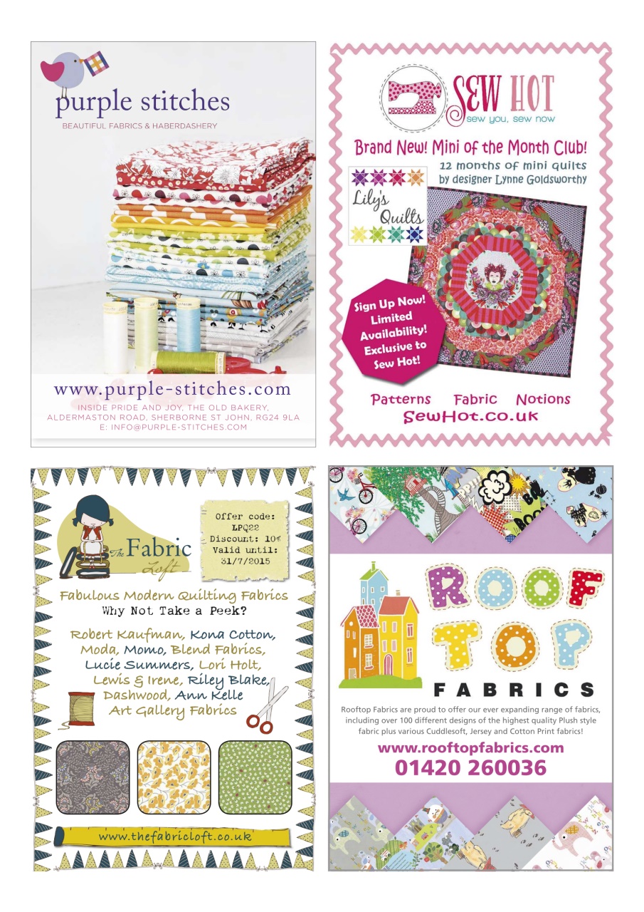 Love Patchwork & Quilting Preview Pages