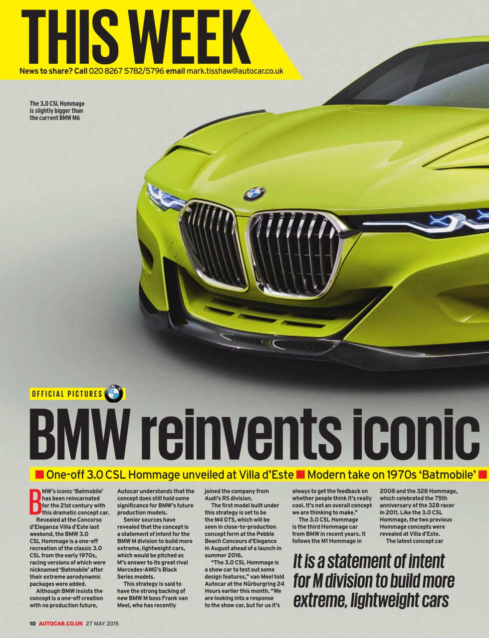 Autocar Preview Pages