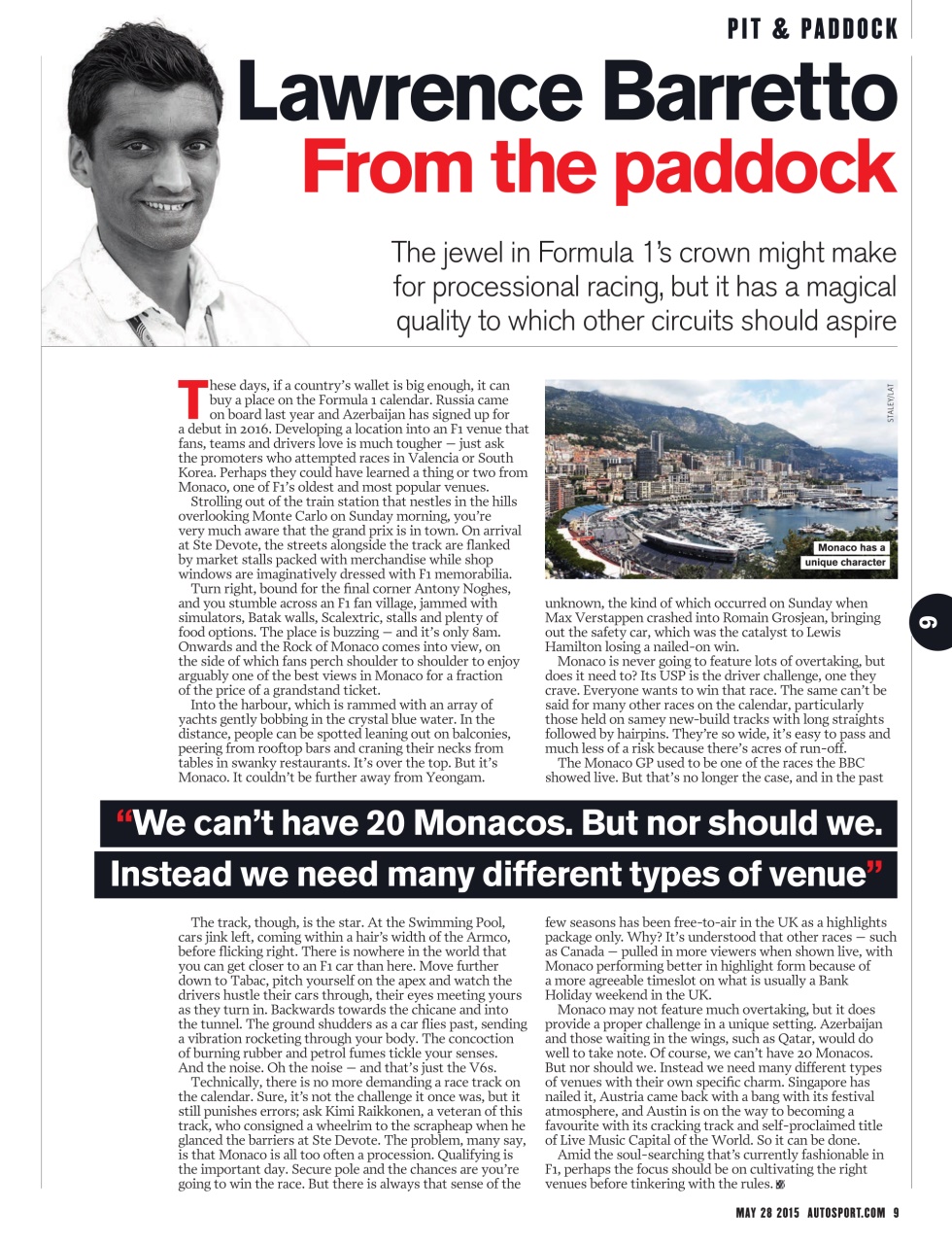 Autosport Preview Pages