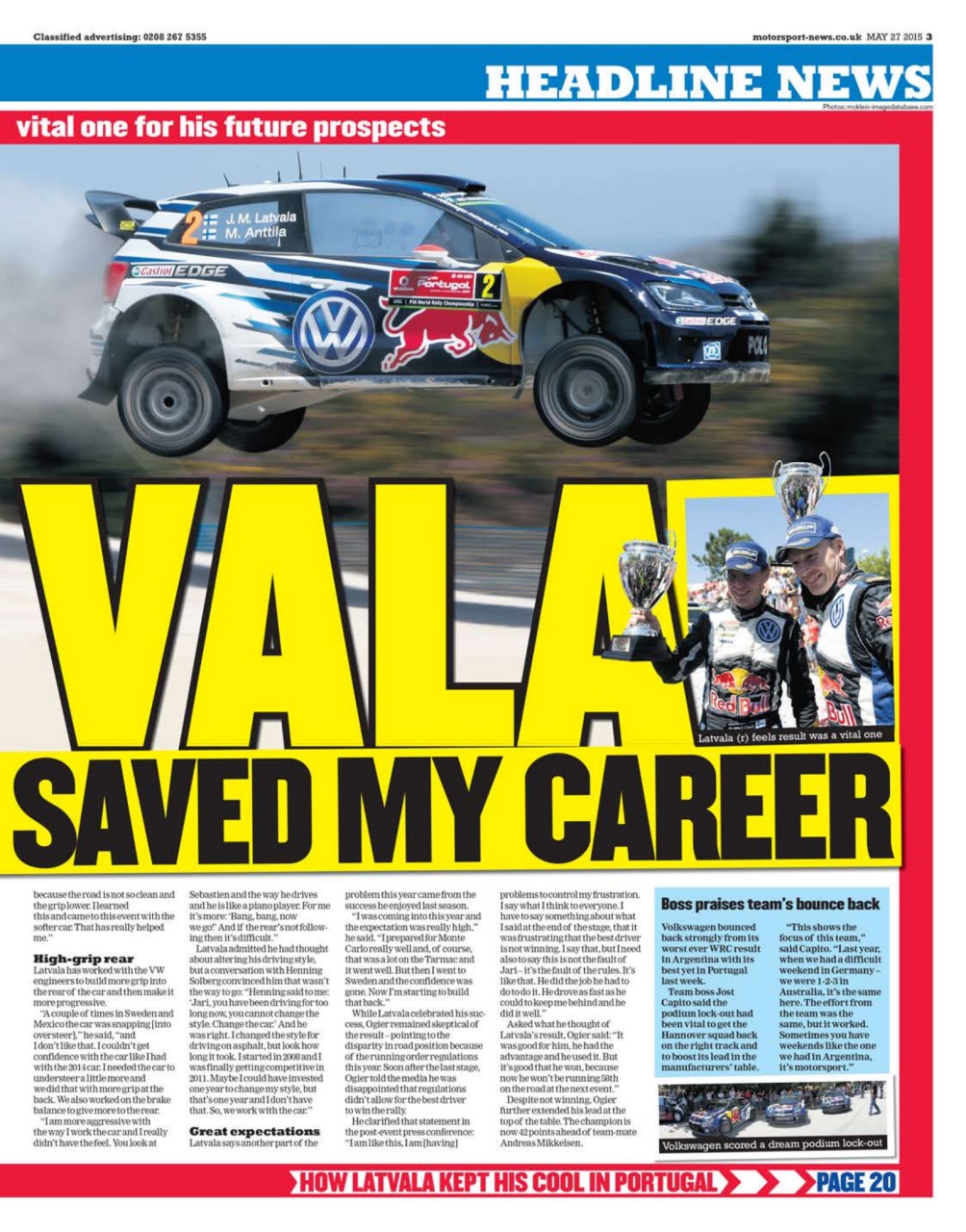 Motorsport News Preview Pages