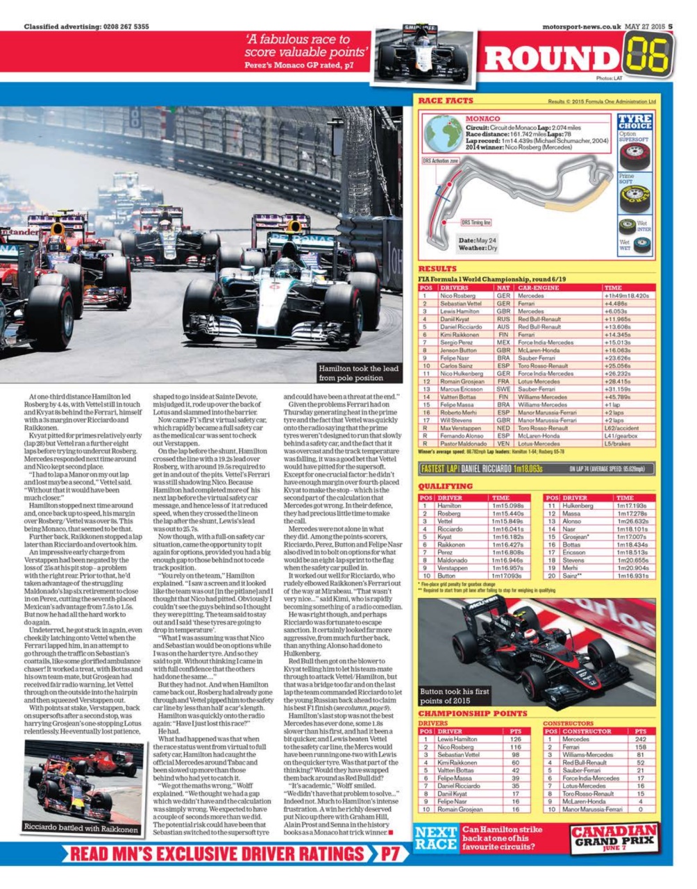 Motorsport News Preview Pages