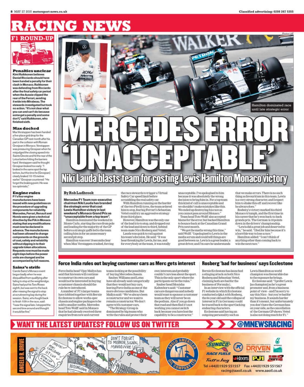 Motorsport News Preview Pages