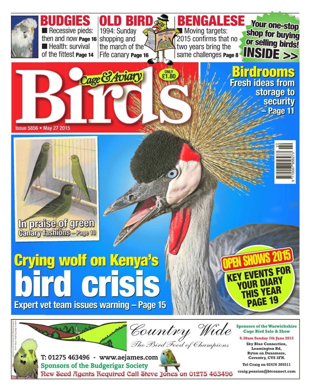 Cage & Aviary Birds Preview Pages