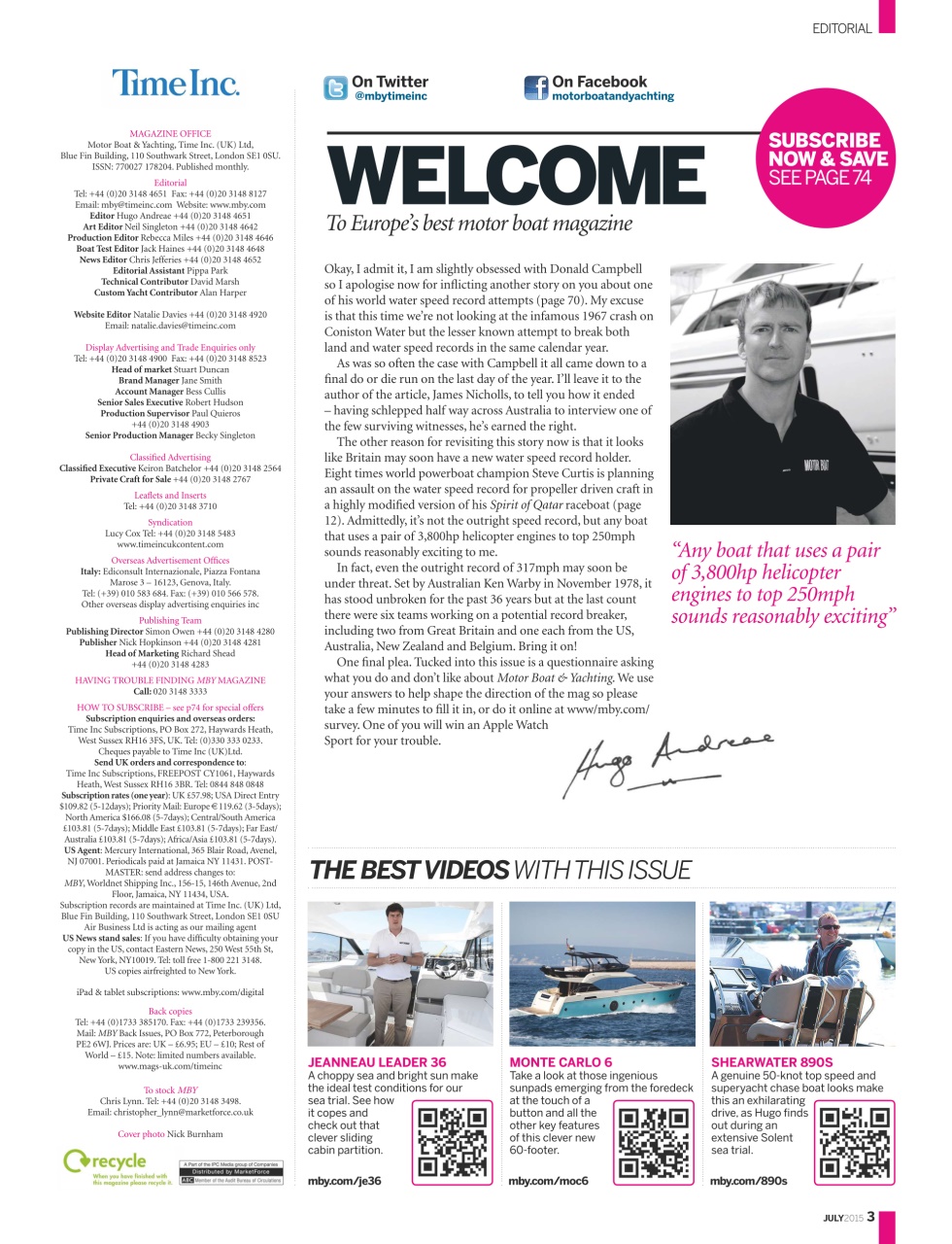Motorboat & Yachting Preview Pages