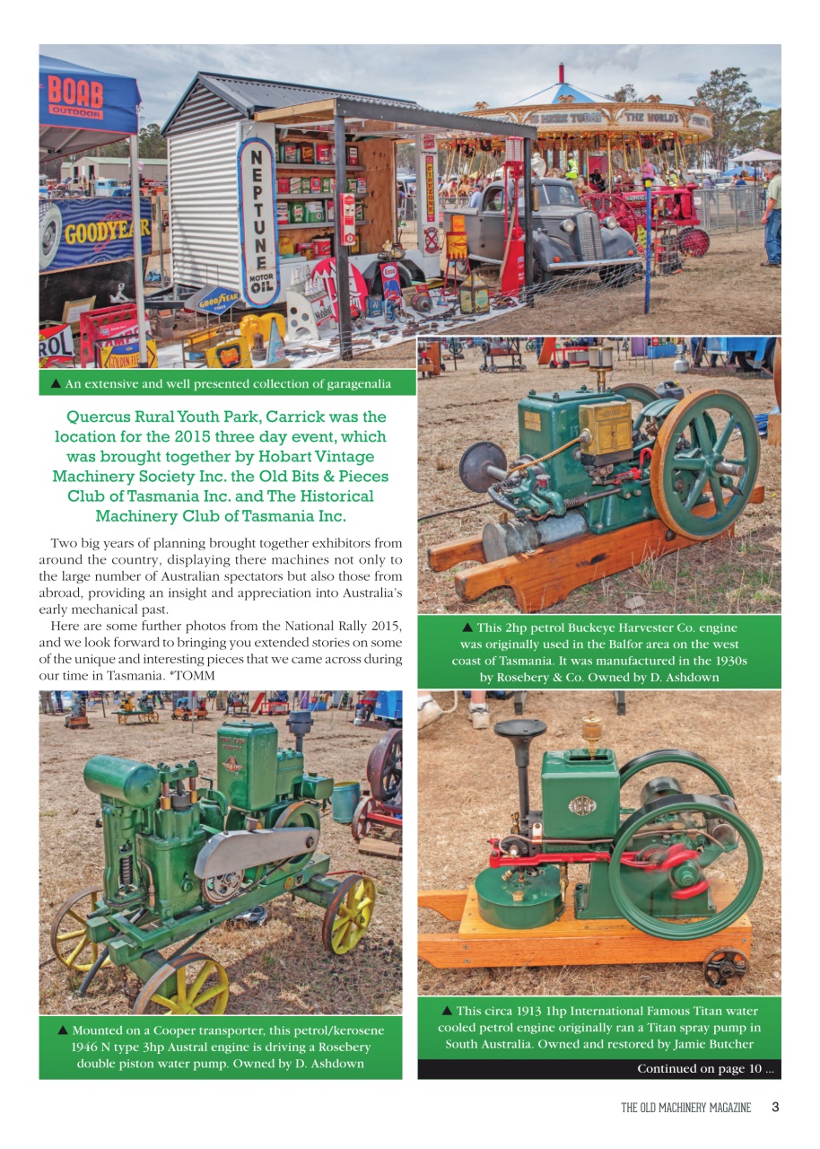The Old Machinery Magazine Preview Pages