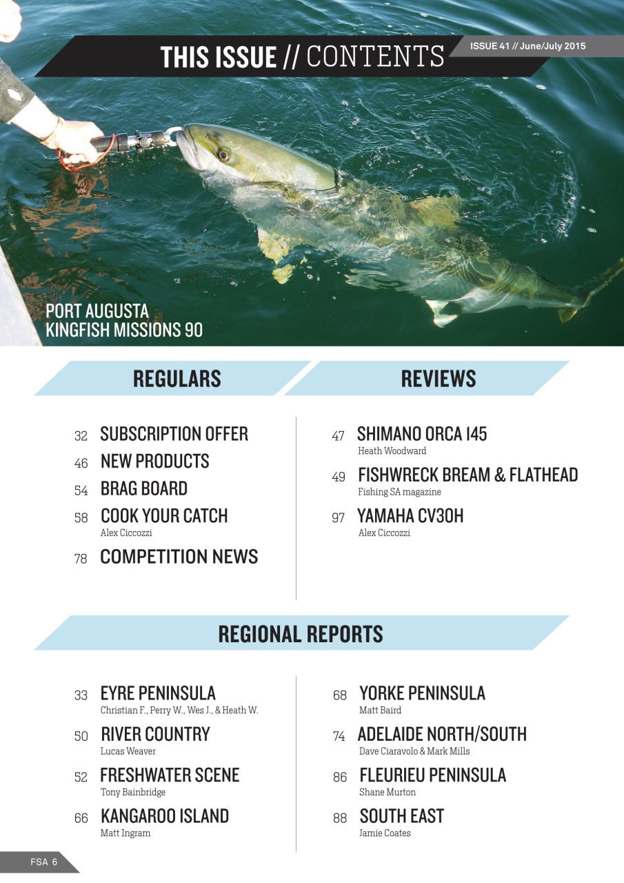 Fishing SA Preview Pages