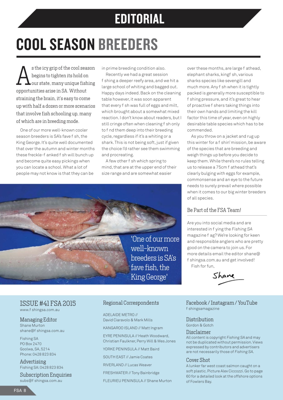 Fishing SA Preview Pages