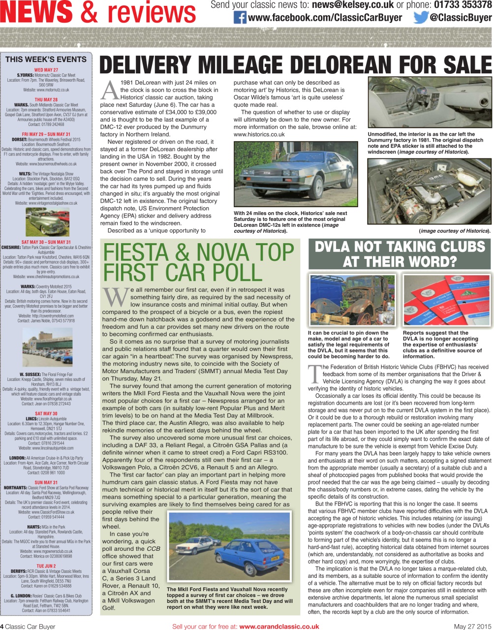 Classic Car Buyer Preview Pages