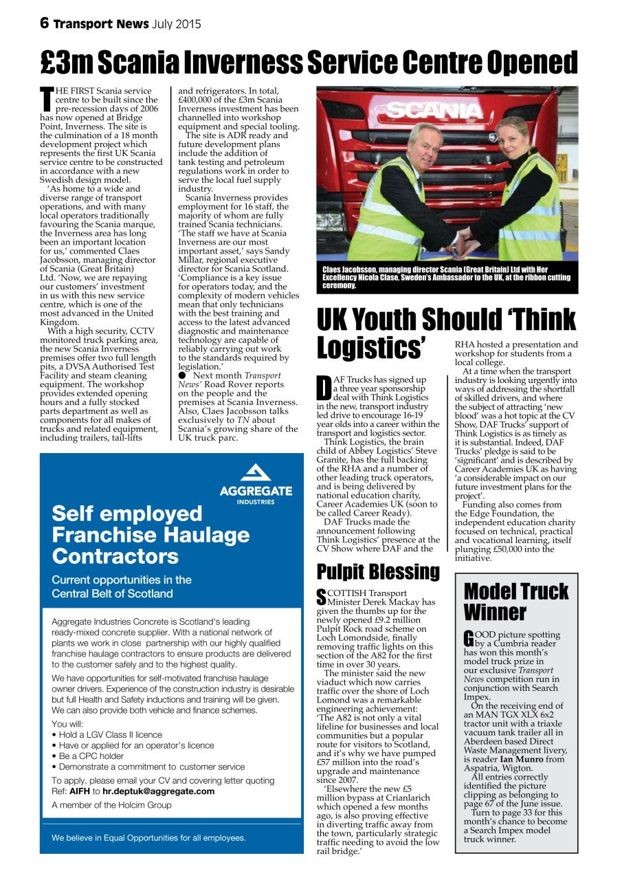 Transport News Preview Pages
