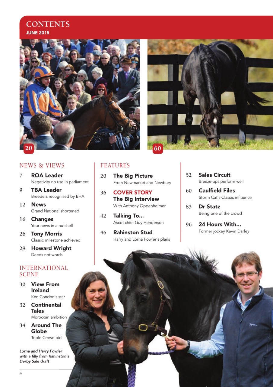 The Owner Breeder Preview Pages