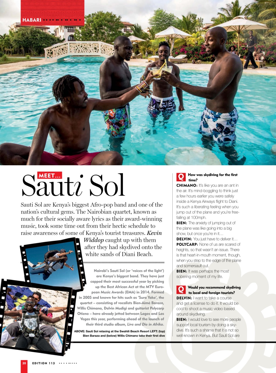 MSAFIRI – Kenya Airways Inflight Preview Pages