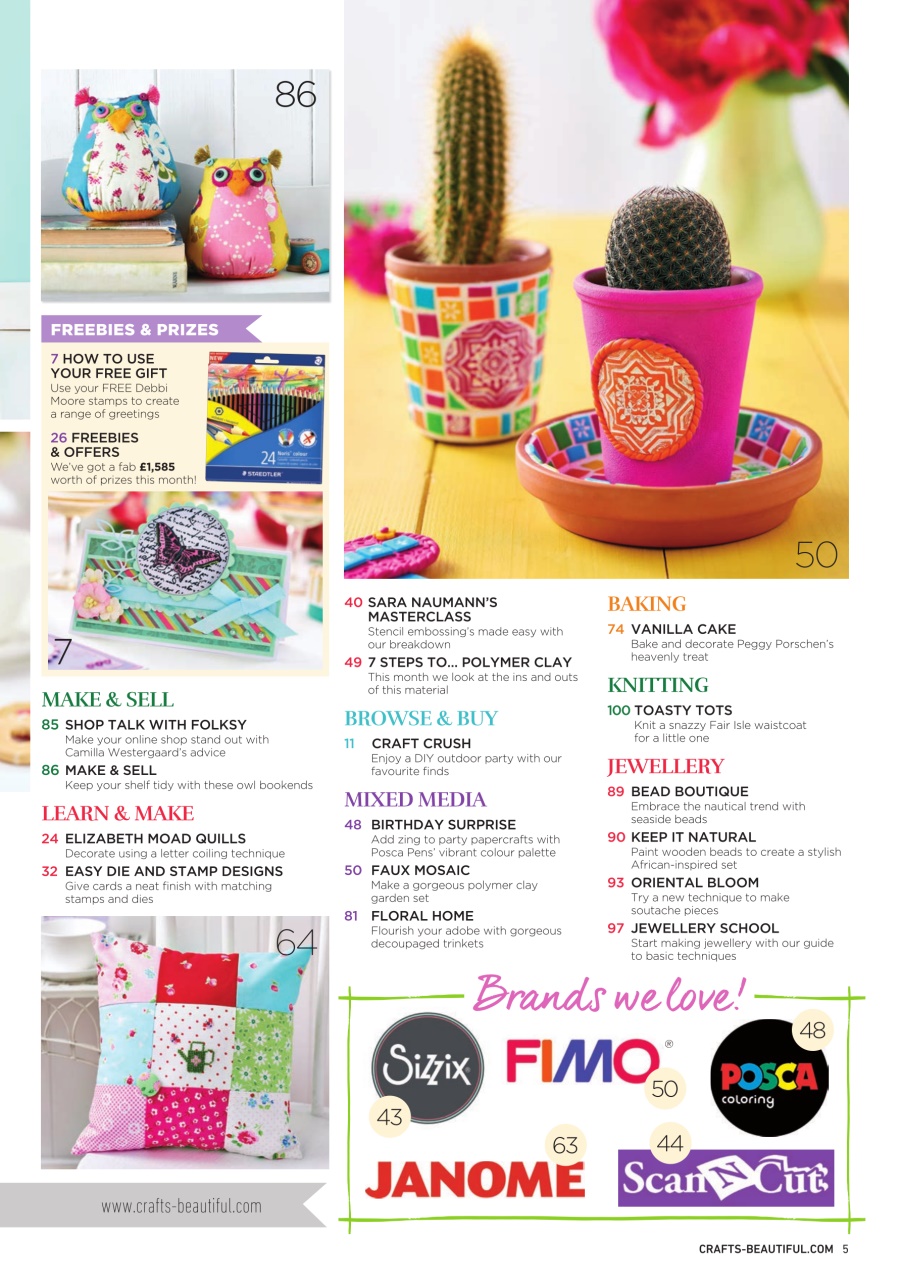 Crafts Beautiful Preview Pages