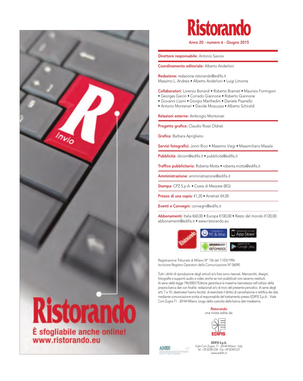 Ristorando Preview Pages