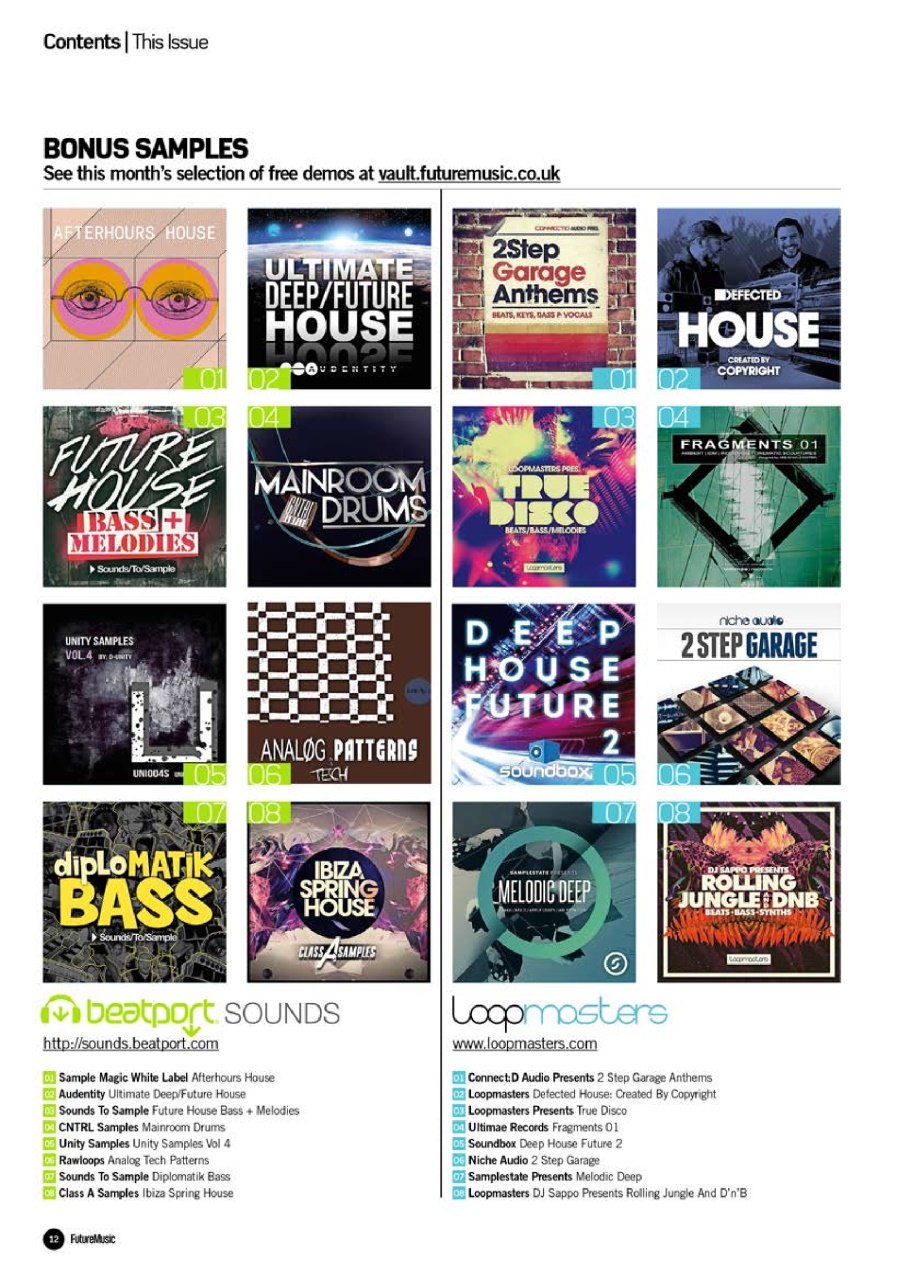 Future Music Preview Pages