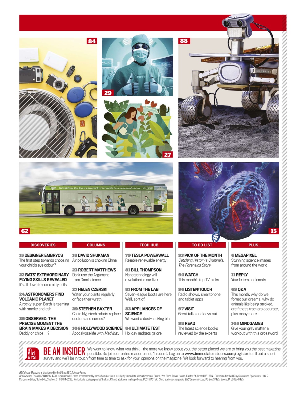 BBC Science Focus Magazine Preview Pages