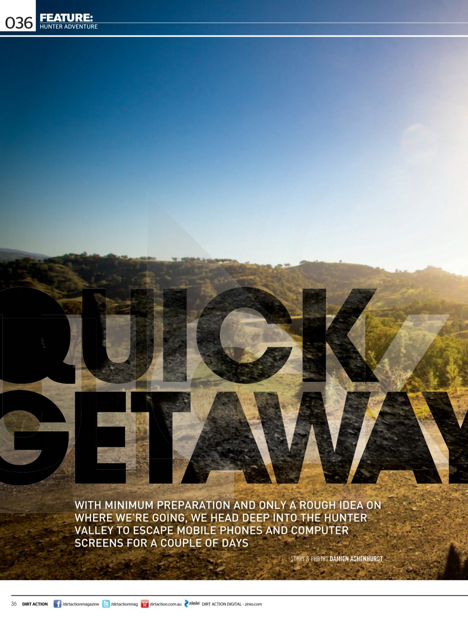 Dirt Action Preview Pages