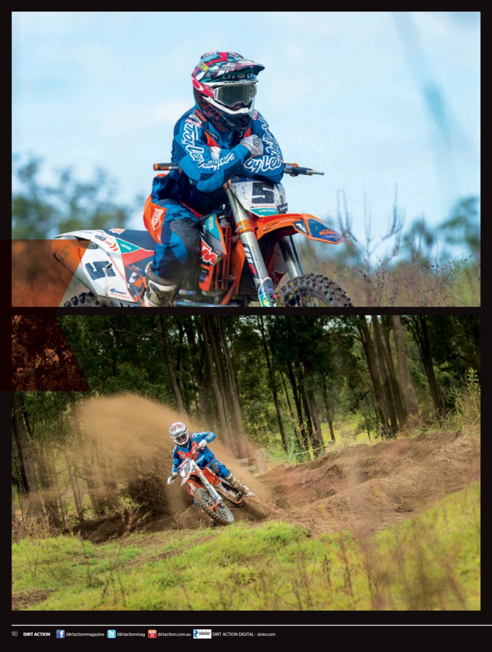 Dirt Action Preview Pages