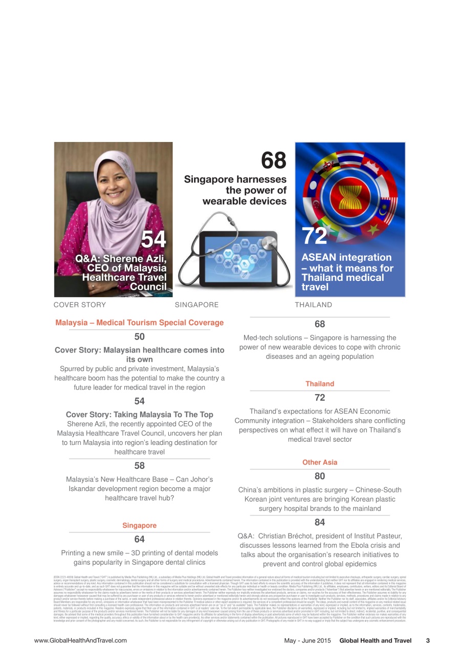 Global Health and Travel Preview Pages