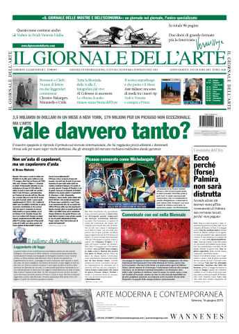 Il Giornale Dell’Arte issue June 2015
