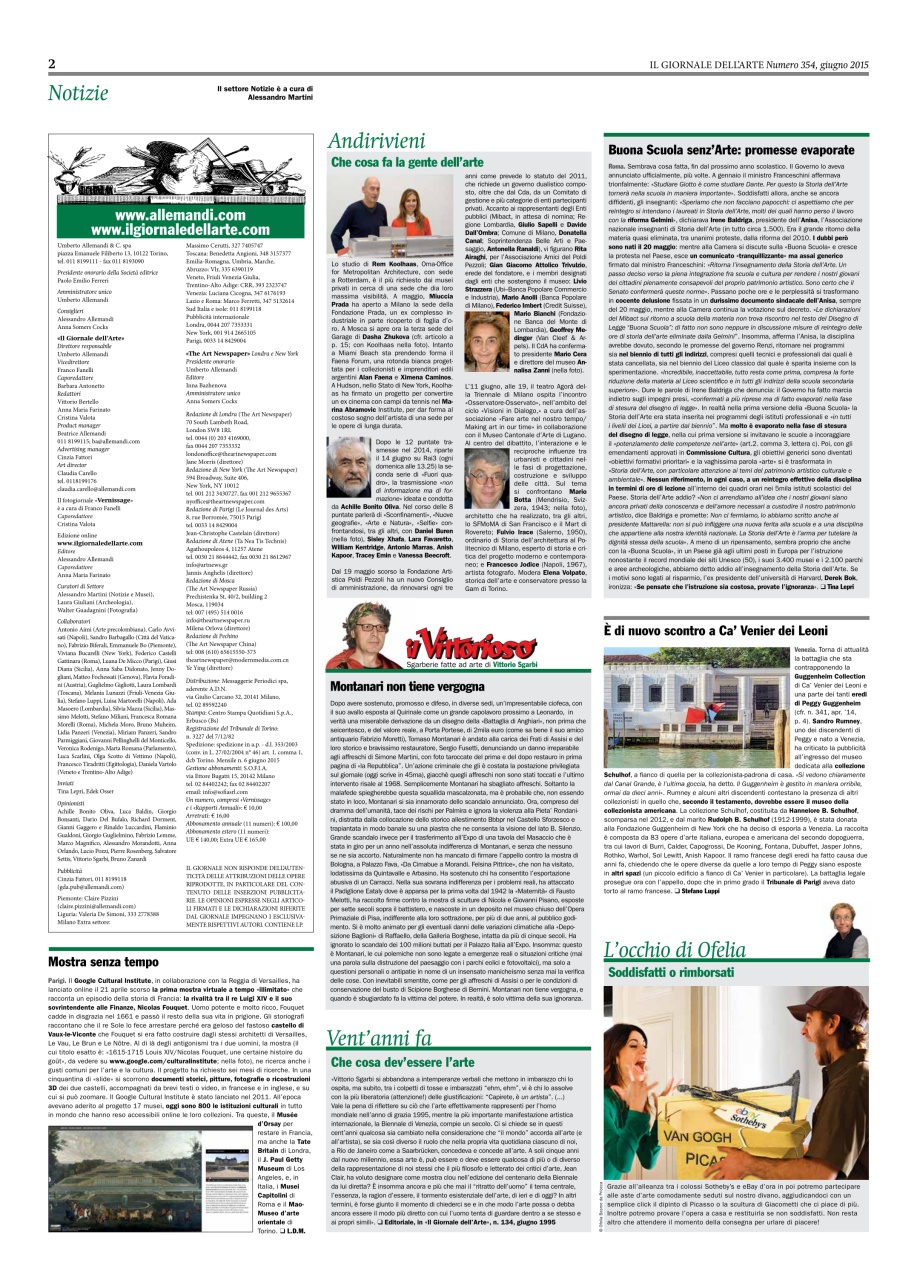 Il Giornale Dell’Arte Preview Pages