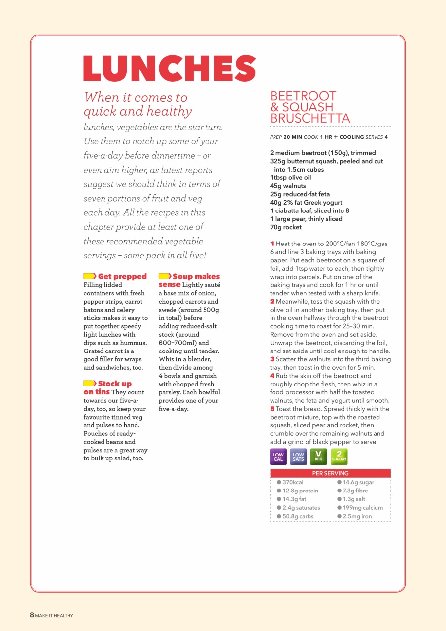 Healthy Food Guide Preview Pages