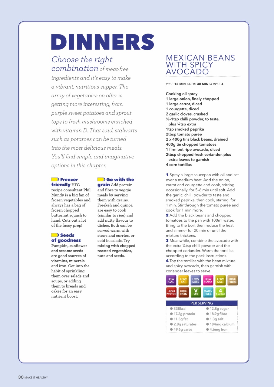 Healthy Food Guide Preview Pages