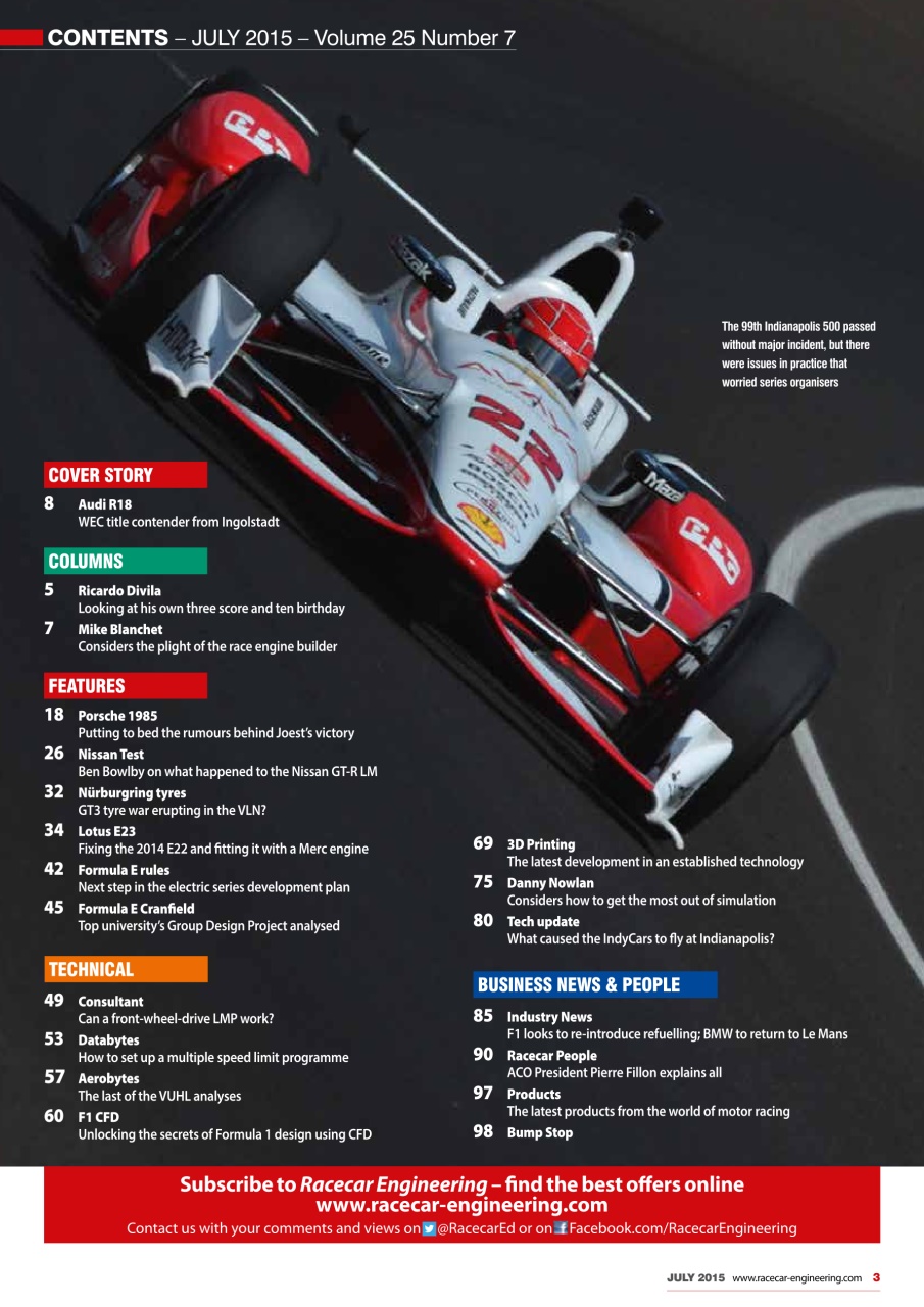 Racecar Engineering Preview Pages