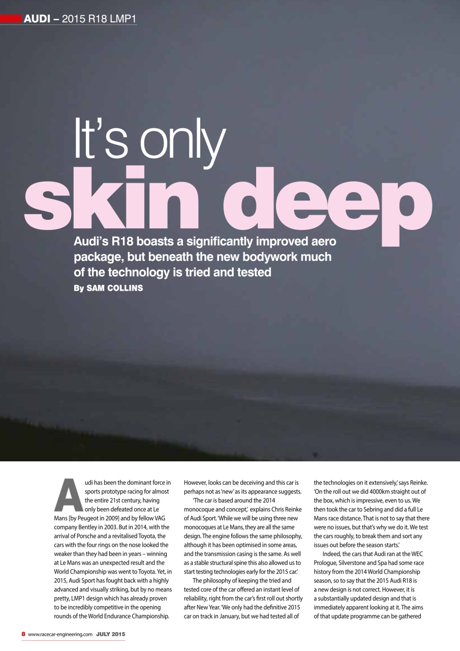 Racecar Engineering Preview Pages