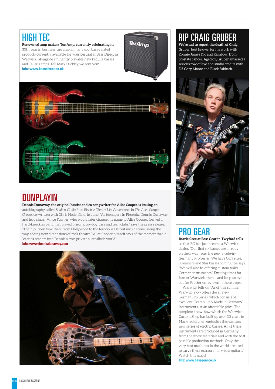 Bass Player UK Preview Pages