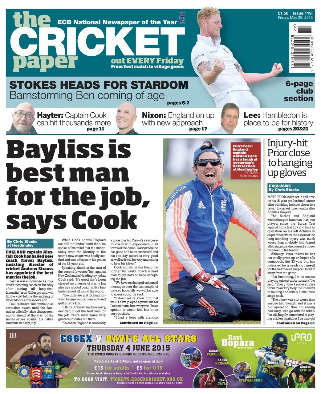 The Cricket Paper Preview Pages